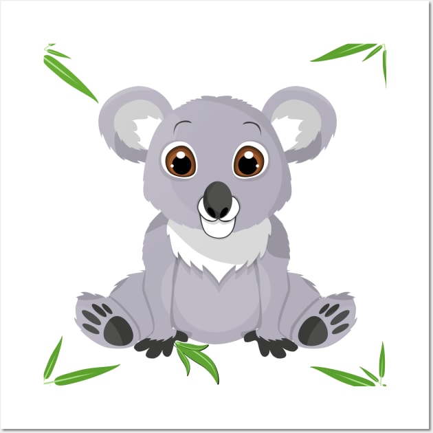 Cute Little Koala Bear Wall Art by Raven_Storm_Worker